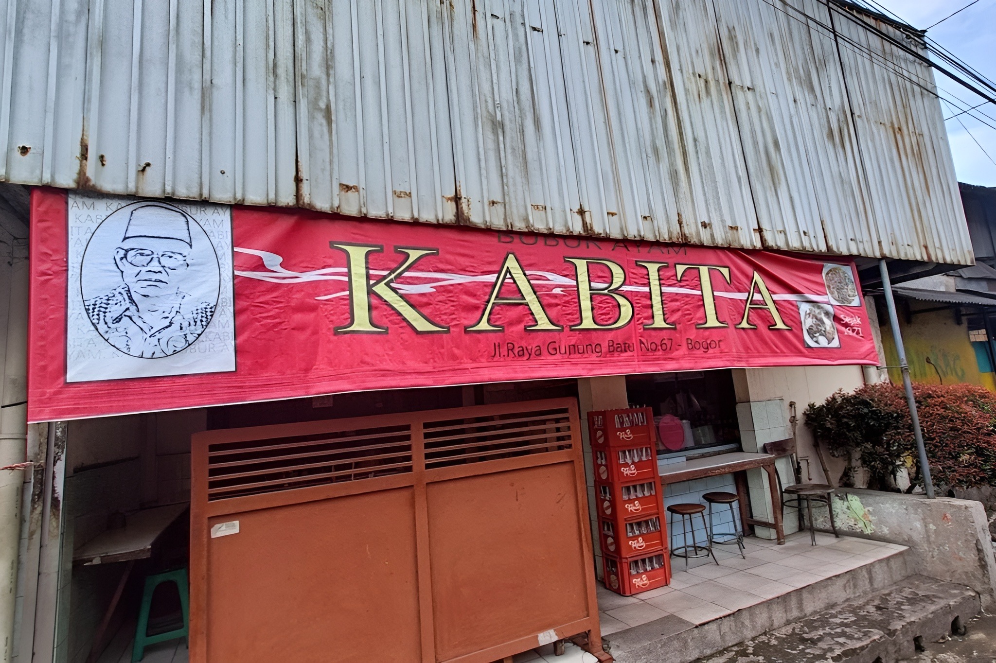 Bubur Ayam Kabita yang mirip seperti rumah makan