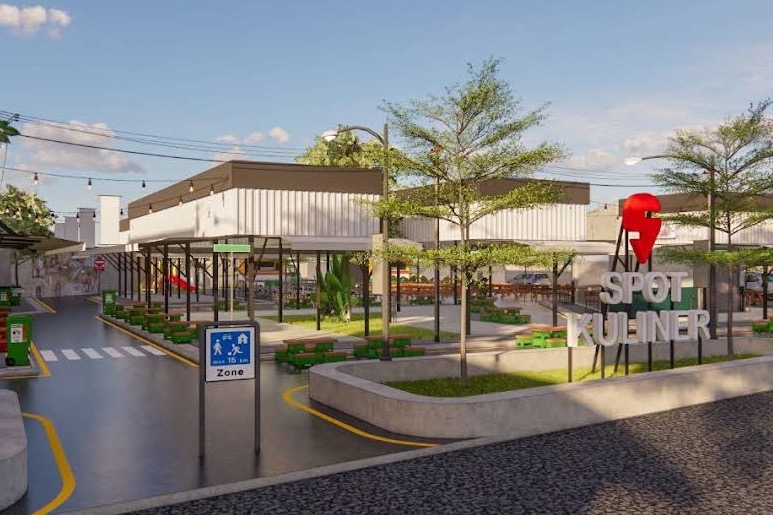 Ilustrasi Foodcourt Spot Kuliner Bogor