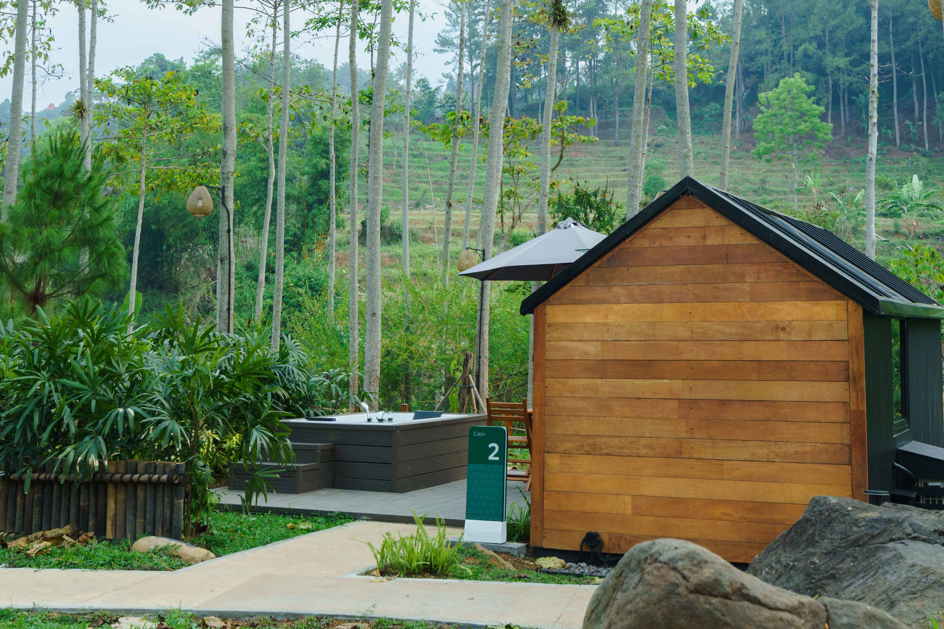 Suasana Penginapan Bobocabin Tavia, Puncak. (bobobox.com)
