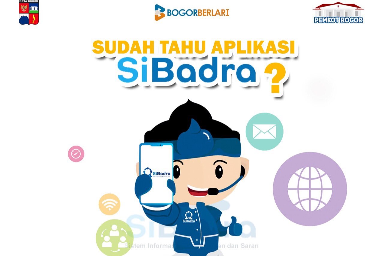Tampilan aplikasi SiBadra. (X @PemkotaBogor)