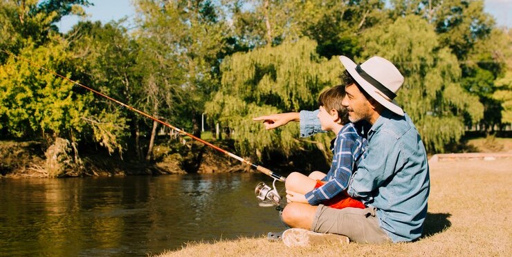 Ilustrasi memancing