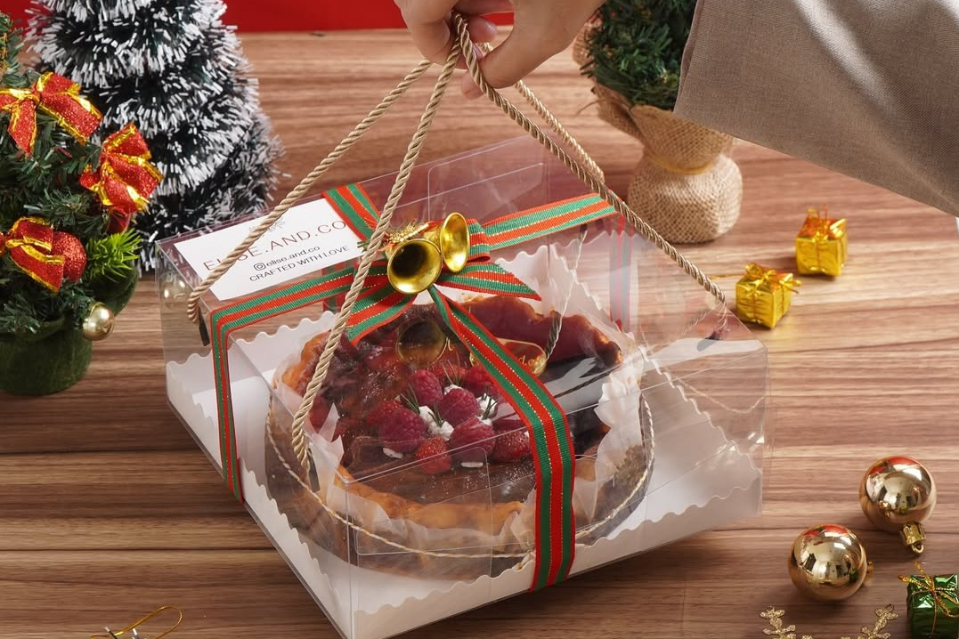 Hampers Natal cheesecake