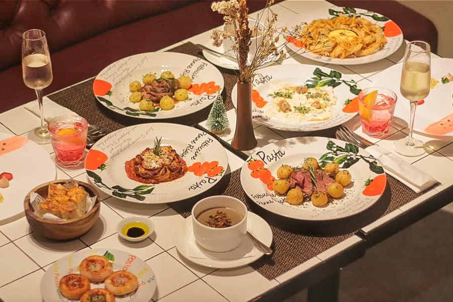 Paket lunch dan dinner sambut hari Natal