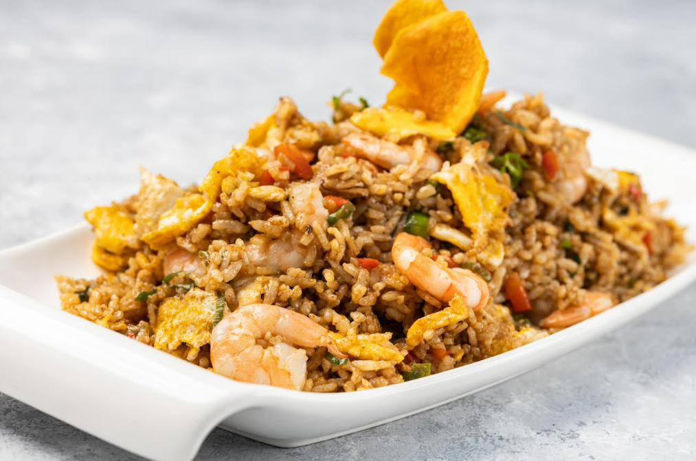 Ilustrasi hidangan nasi goreng