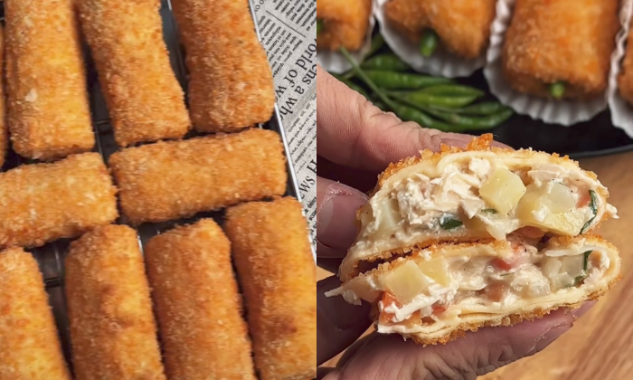 Sajian risoles ragout ayam