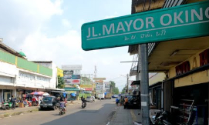 Jalan Mayor Oking di Bogoe