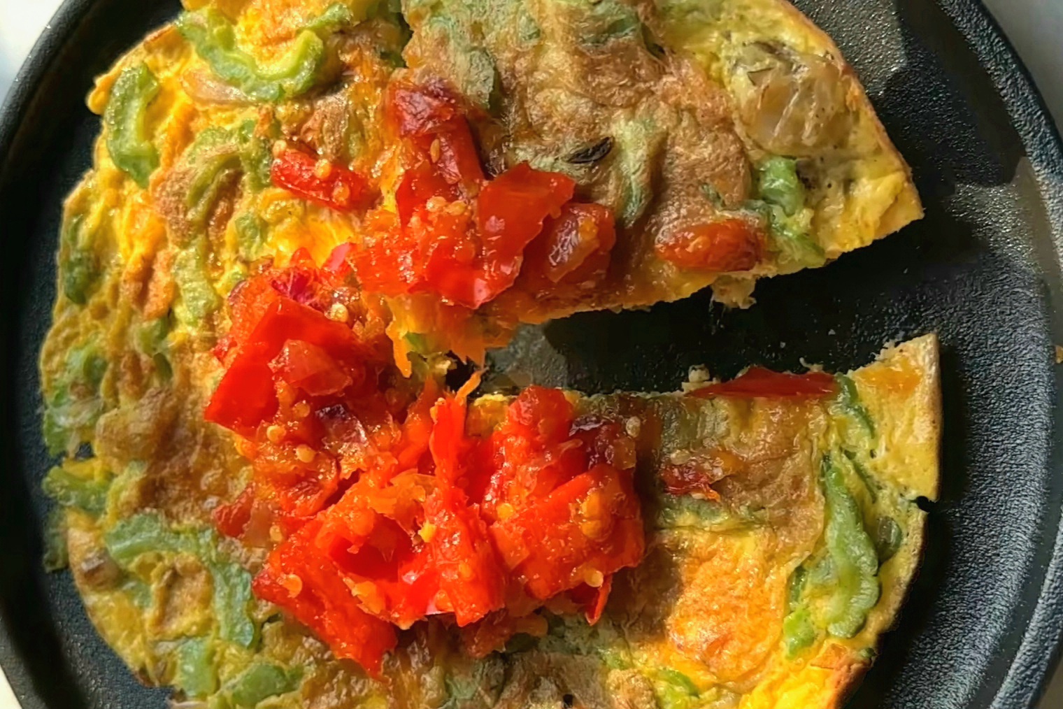 Telur dadar pare ala Michele Alex
