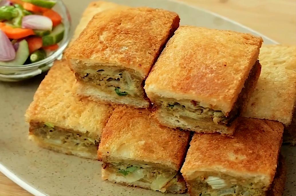 Ilustrasi martabak roti tawar
