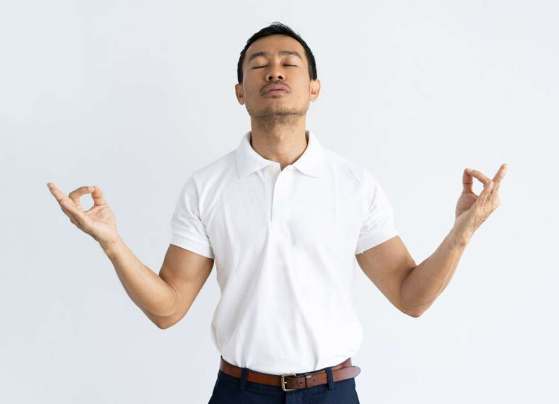 Ilustrasi orang dengan mindset positif