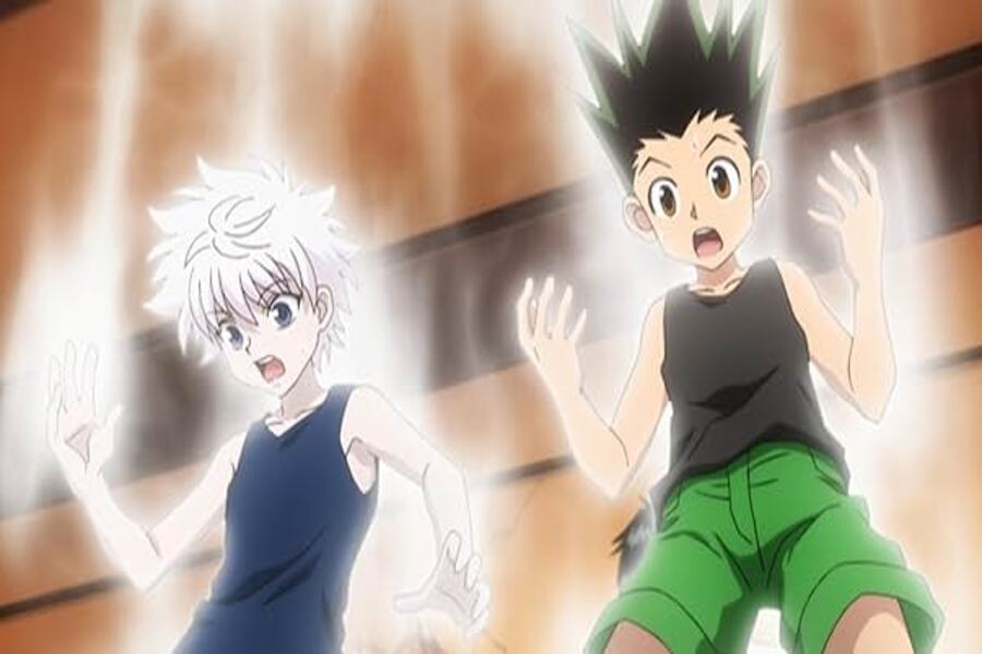 Gon dan Killua baru mendapatkan Nen. (IMDb)