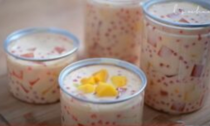 Mango sago untuk berbuka puasa. (dapurkintamani.com)
