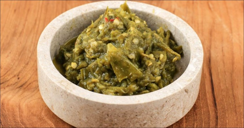 Sambal cabe ijo. (erablue.id)