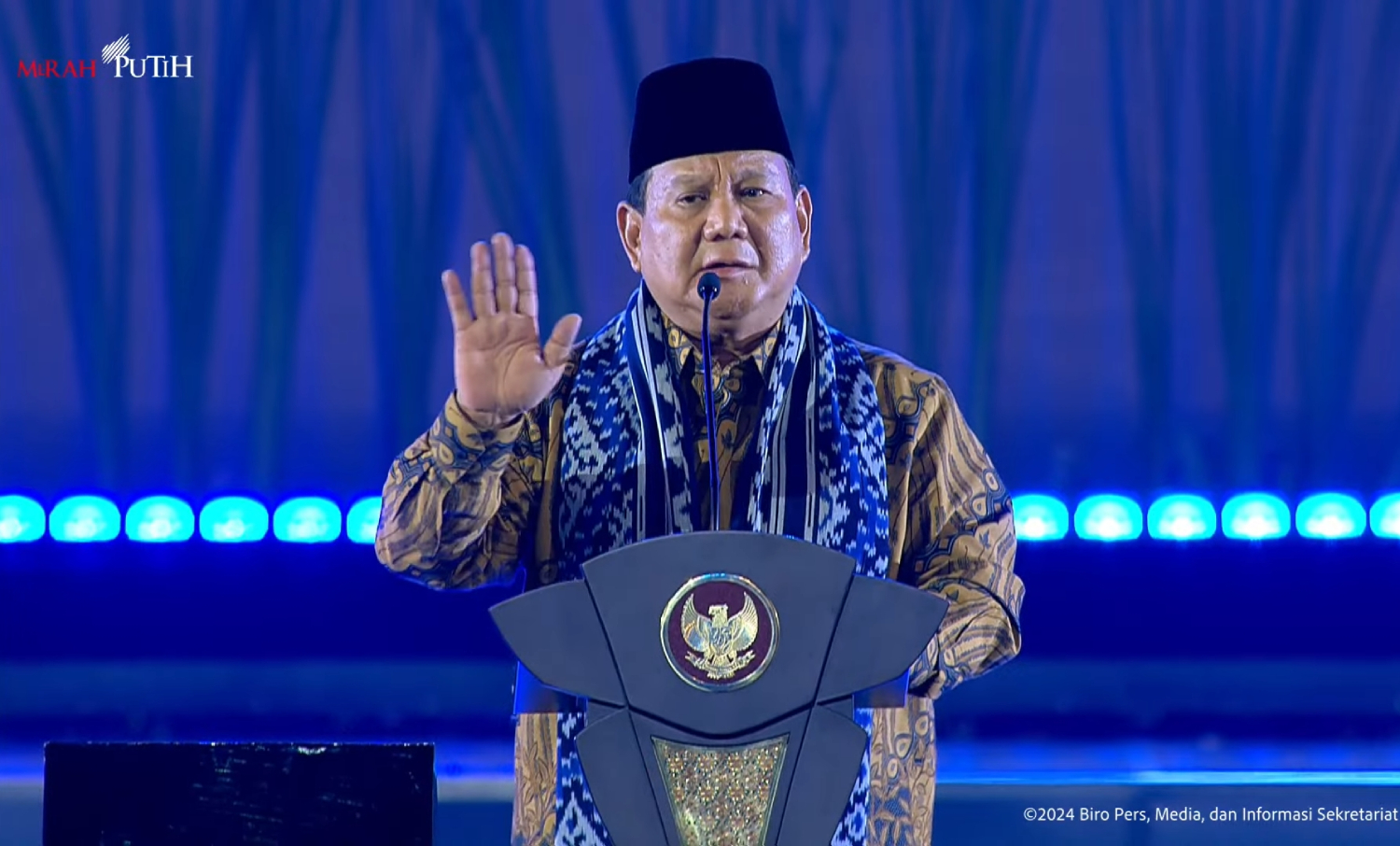 Presiden Prabowo Subianto. (YouTube Setpres)