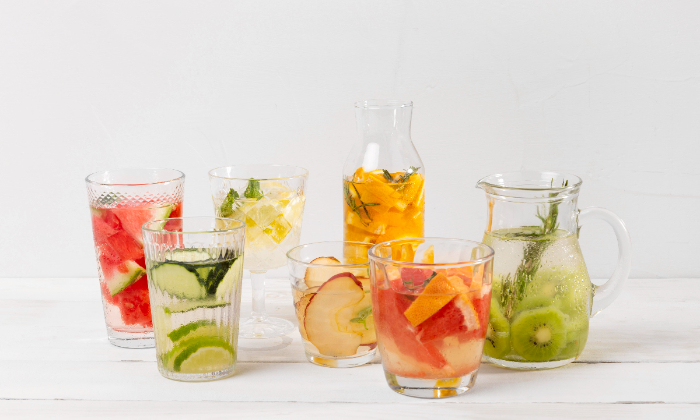 Ilustrasi infused water. (Freepik)