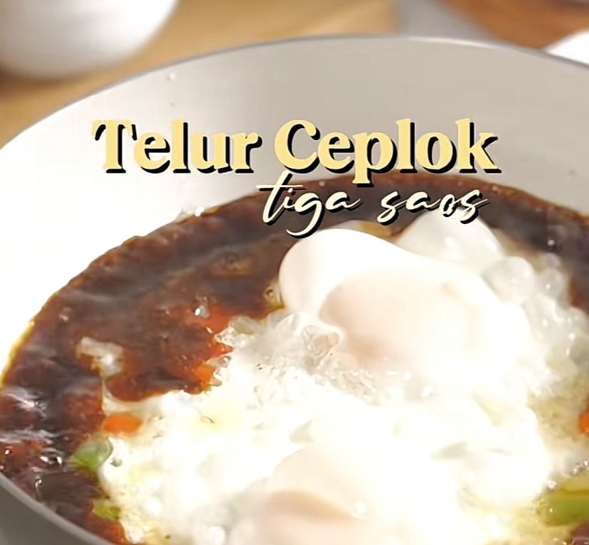 Resep telur ceplok saus 321 ala Chef Rudy (Dok. TikTok @resepsatset_rudy)