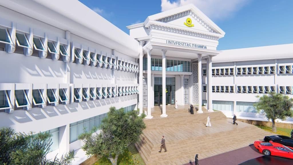 Kampus UNIDA dalam aplikasi desain (Facebook PMB Universitas Djuanda BOGOR)