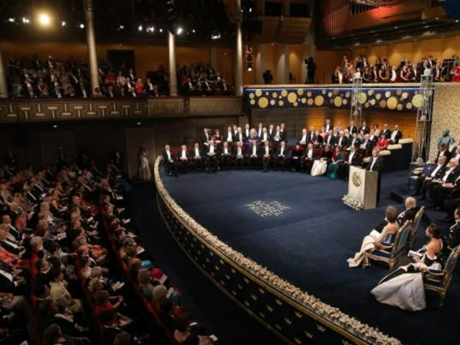 Suasana penghargaan Hadiah Nobel (Dok. Pinterest)