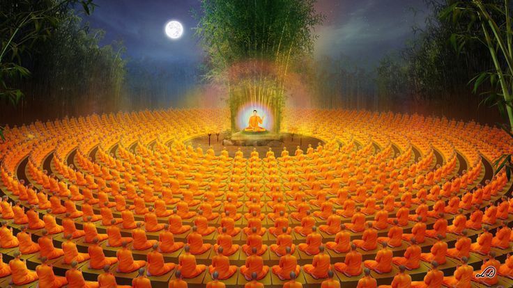 Ilustrasi Sang Buddha (Dok. Pinterest)