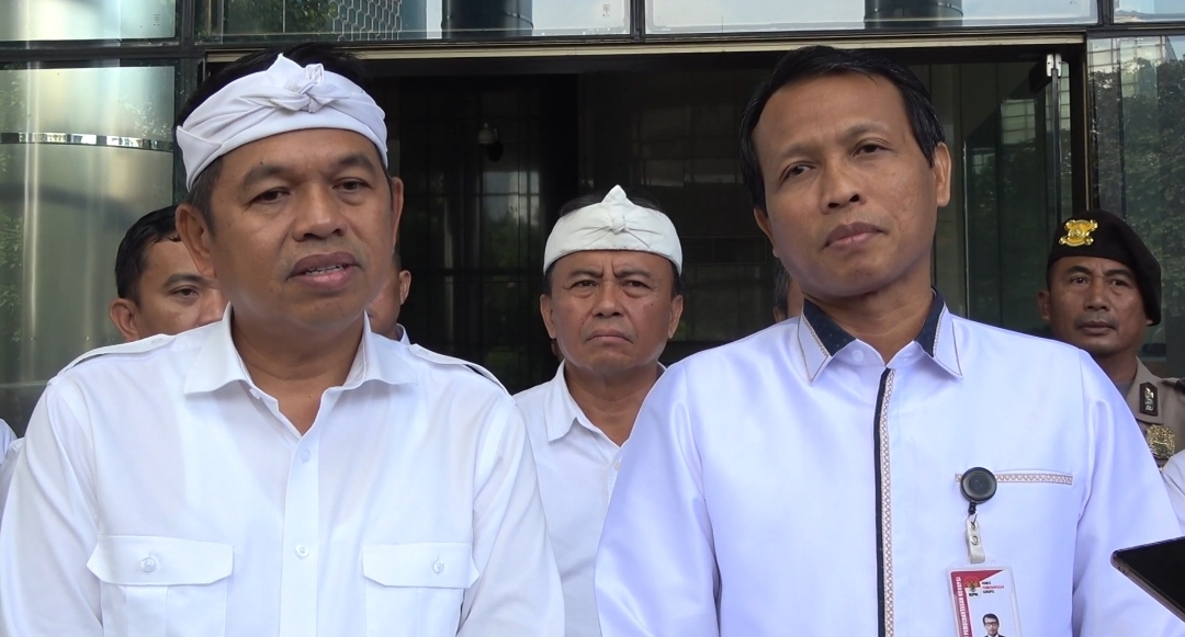 Gubernur Jabar dedi Mulyadi di gedung Merah Putih KPK, Jakarta, Senin (19/5). (Istimewa)