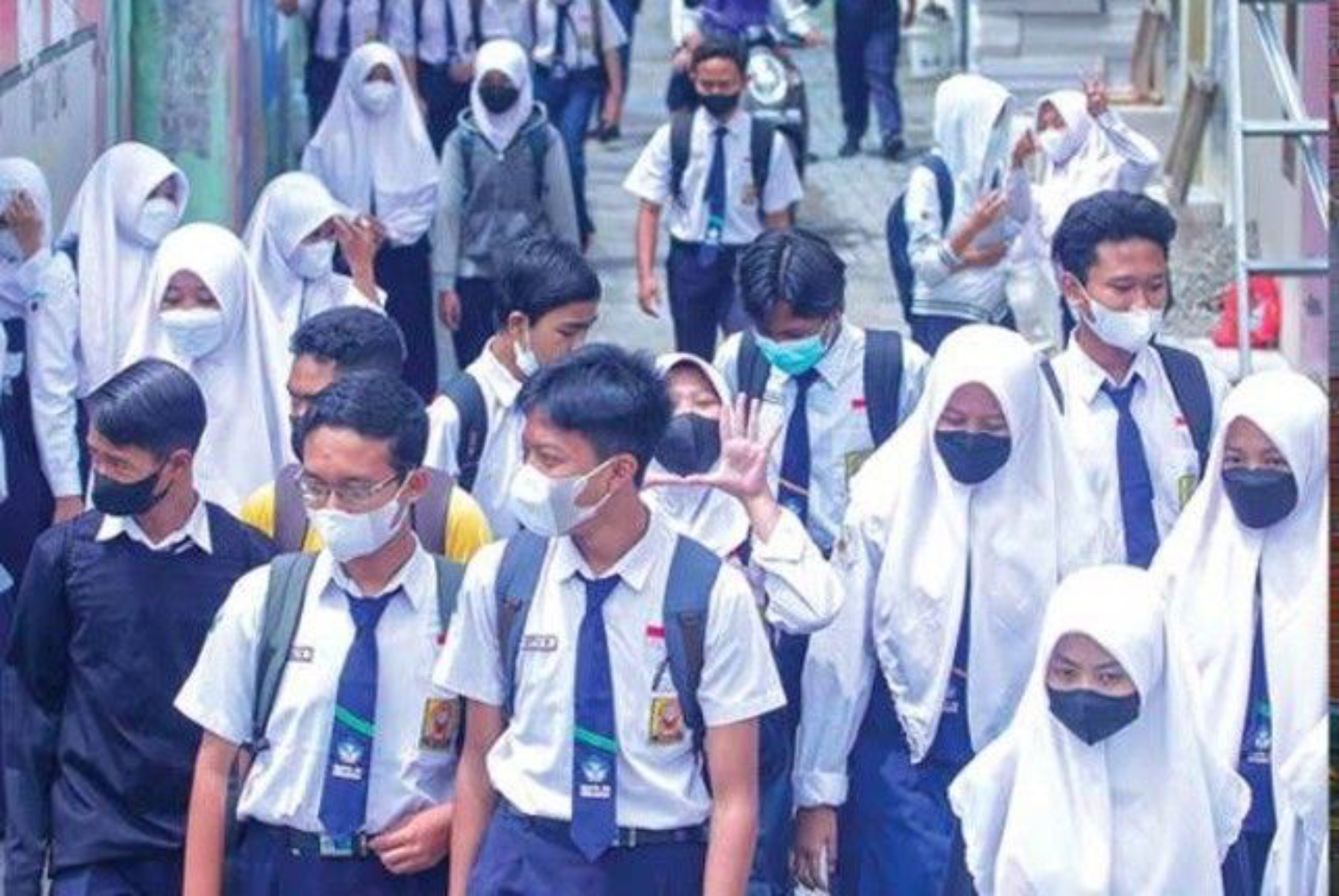 Ilustrasi siswa SMP. (Alfian Rizal/JawaPos)