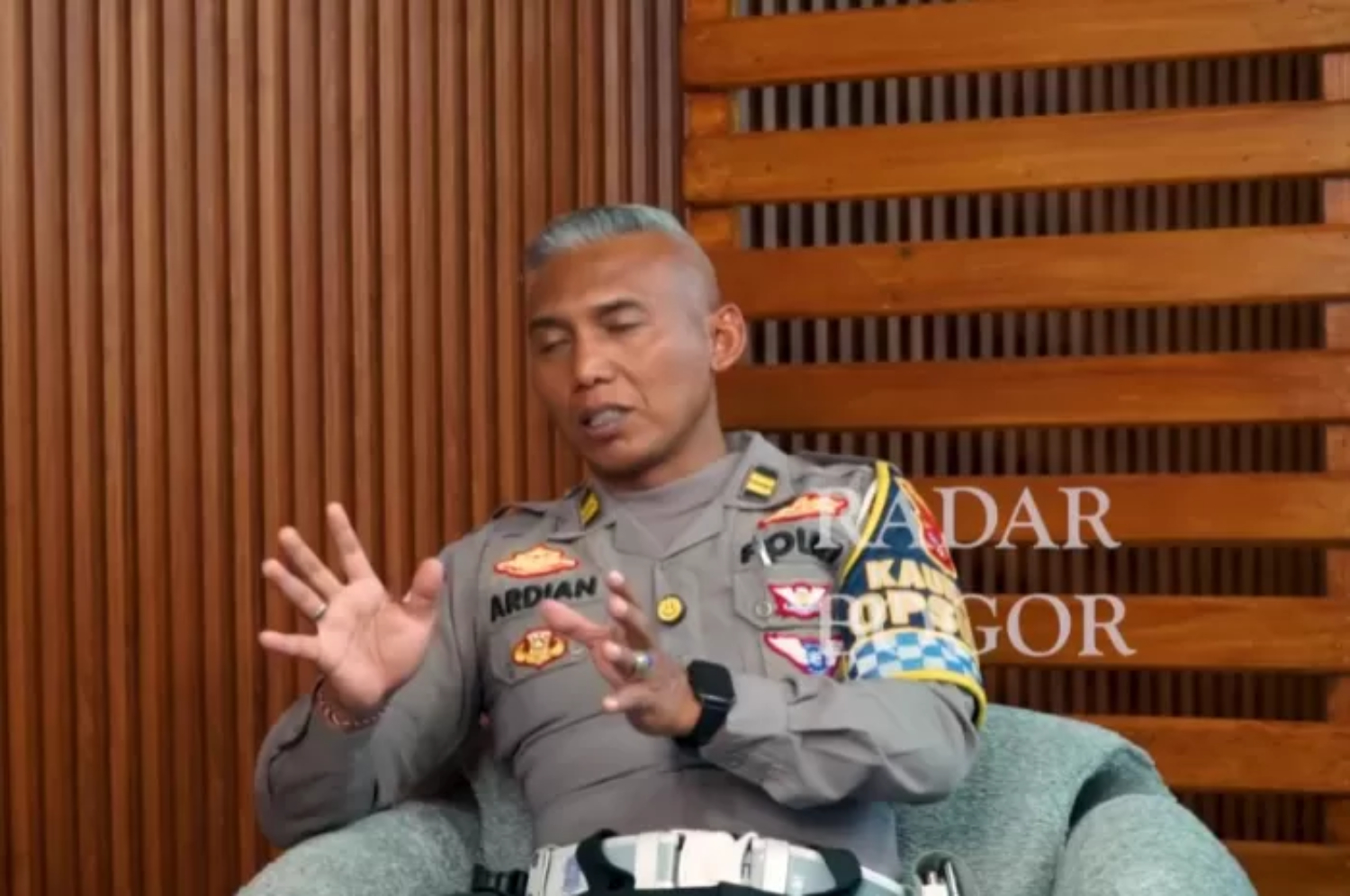 KBO Satlantas Polres Bogor Iptu Ardian Novianto (Radar Bogor)