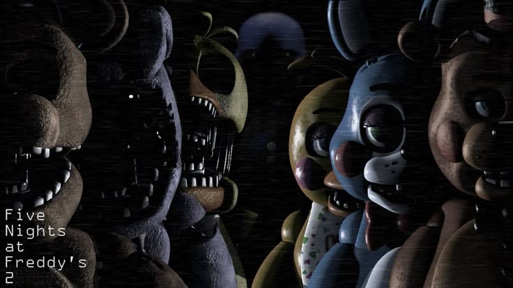 Ilustrasi dalam game FNAF 2 (Dok. Pinterest)