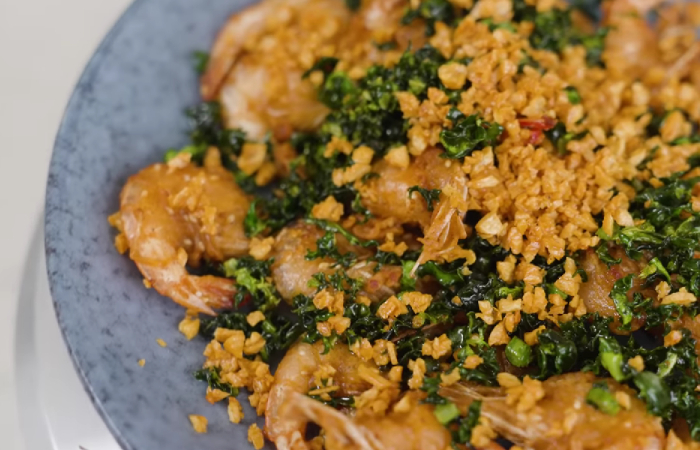 Resep udang goreng kailan (Dok. YouTube Willgoz Kitchen)
