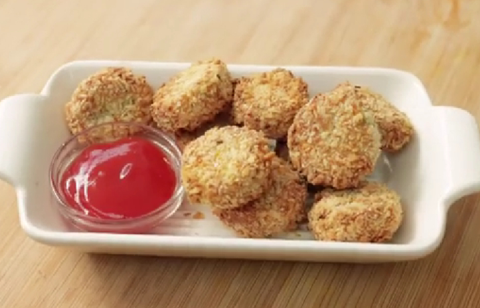Resep nugget tempe (Dok. YouTube Devina Hermawan)