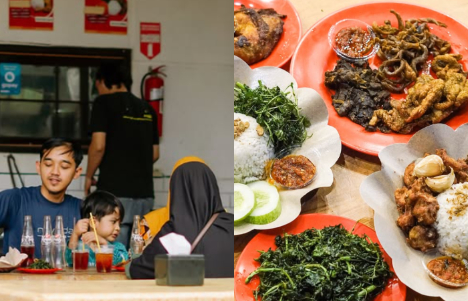 Suasana kulineran di restoran Ayam Goreng Mang Upi, Kota Bogor. (Instagram @ayamgorengmangupi)