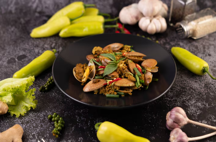 Ilustrasi resep tumis kerang cabe ijo (Dok. Freepik)