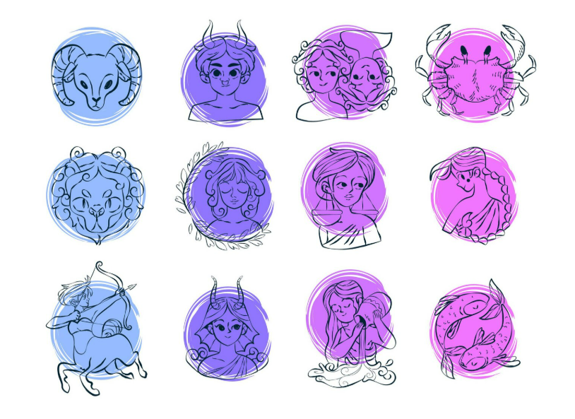Ilustrasi zodiak yang diprediksi akan menerima uang di bulan Februari 2026