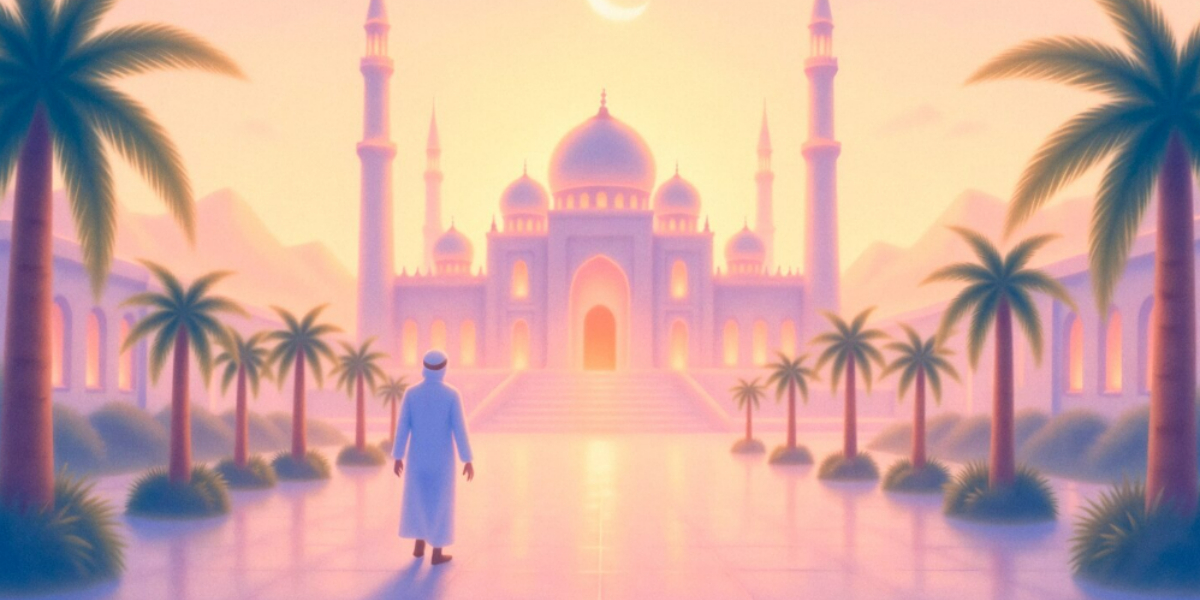 Ilustrasi jadwal sholat (Dok. Freepik)