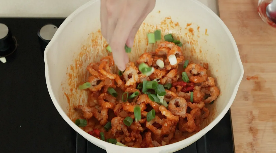 Cara membuat cumi crispy pedas manis (Dok. Cookpad)
