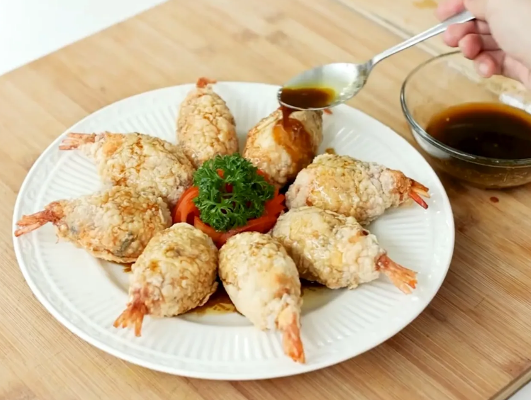 Resep udang lapis ham keju (Dok. Cookpad)