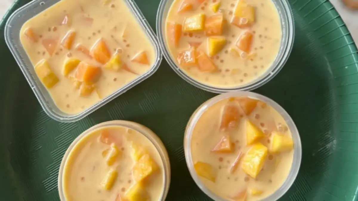 Cara Membuat Mangga Sagu yang Creamy dan Wangi untuk Buka Puasa, Super Lumer!
