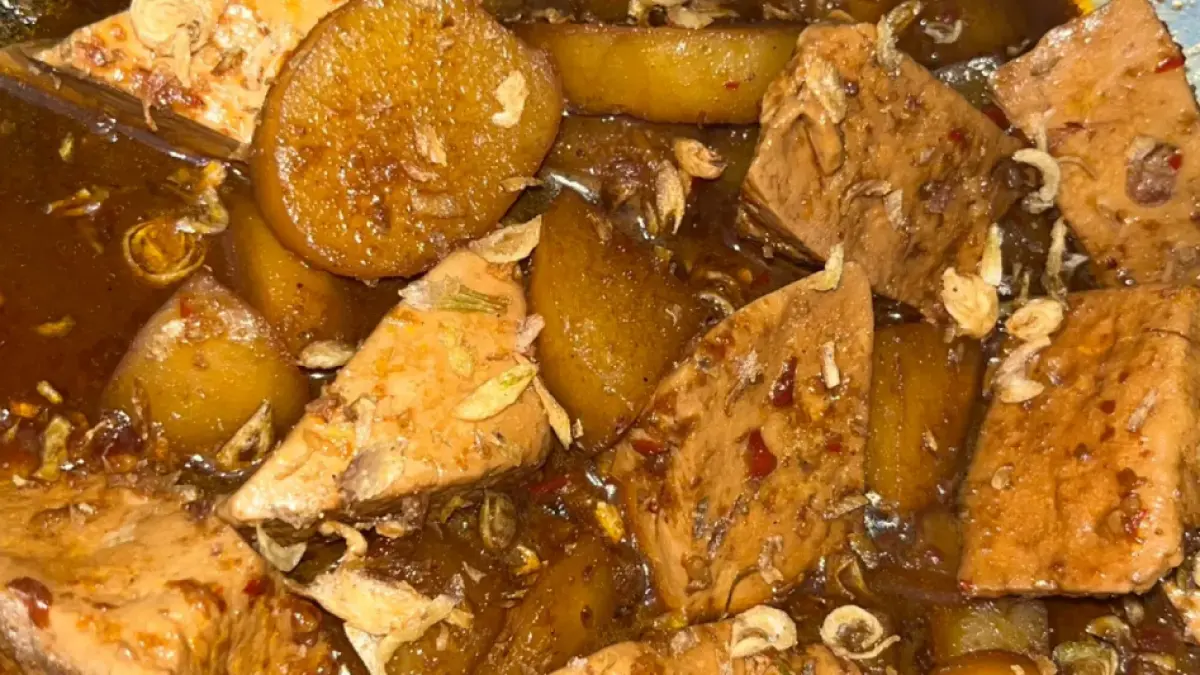 Cara membuat semur tahu kentang (Dok. Cookpad)