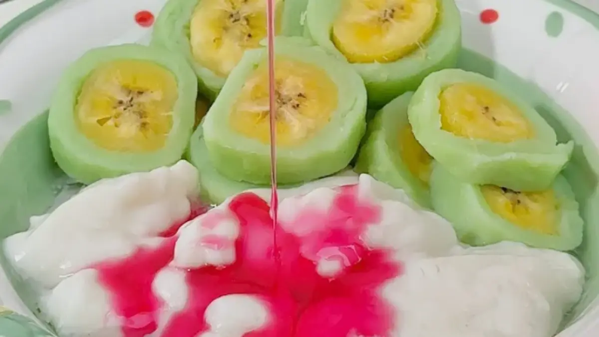 Es pisang ijo (Dok. Cookpad) 