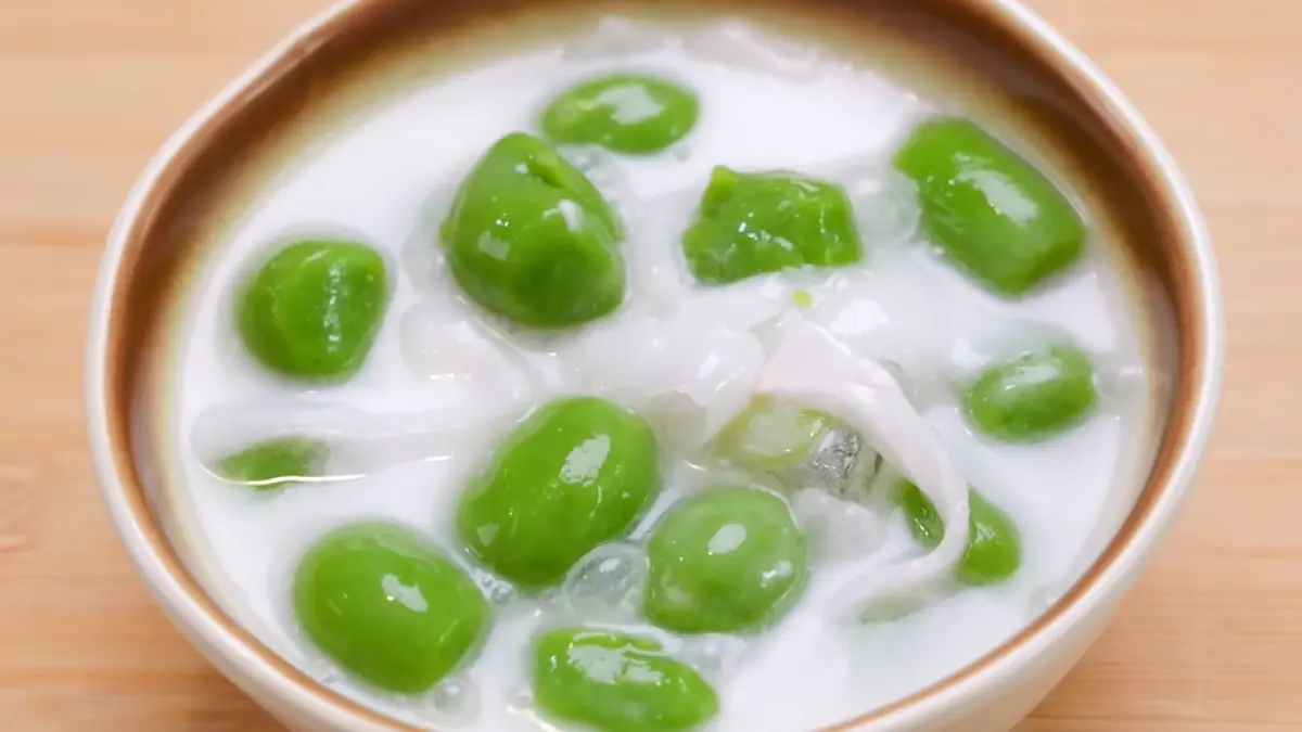Cendol khas Thailand, Lot Chong (YouTube Luvita Ho)