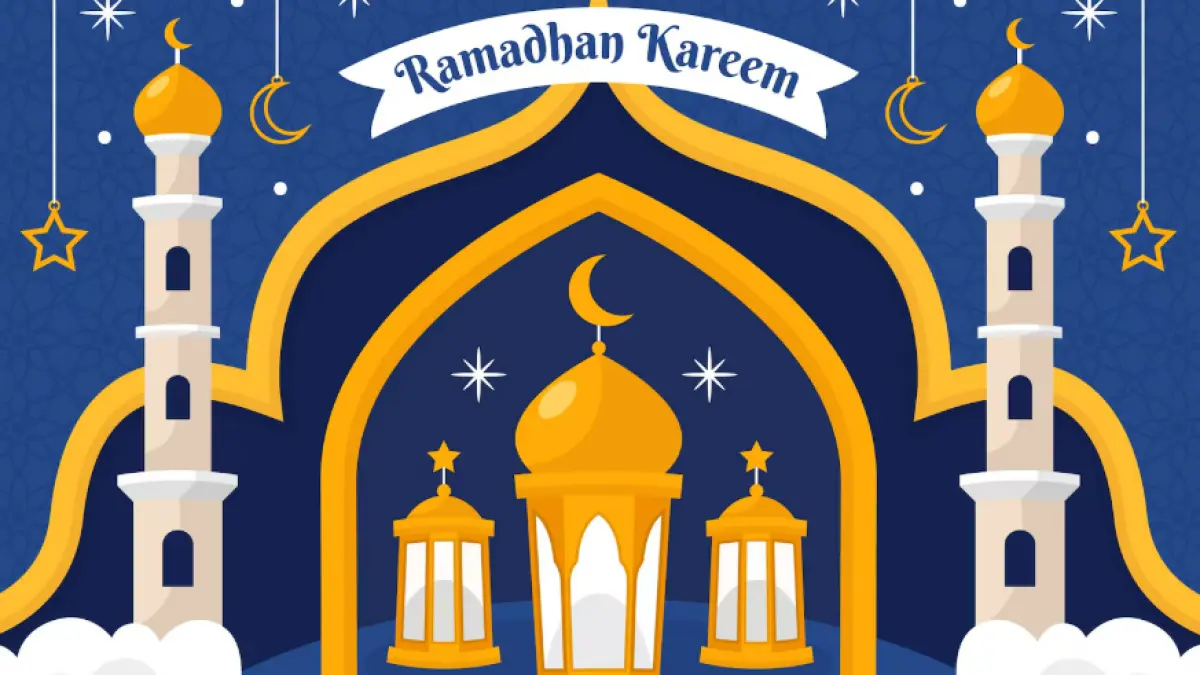 Ilustrasi jadwal buka puasa (Freepik) 