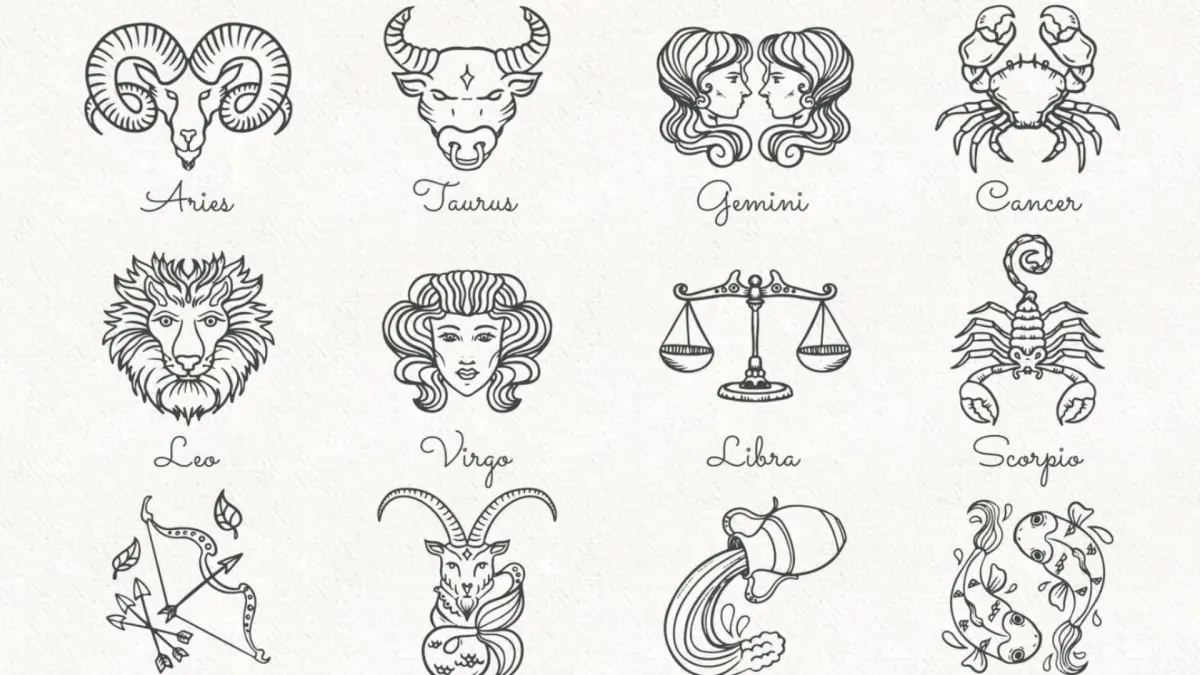 Ilustrasi zodiak (Magnific)