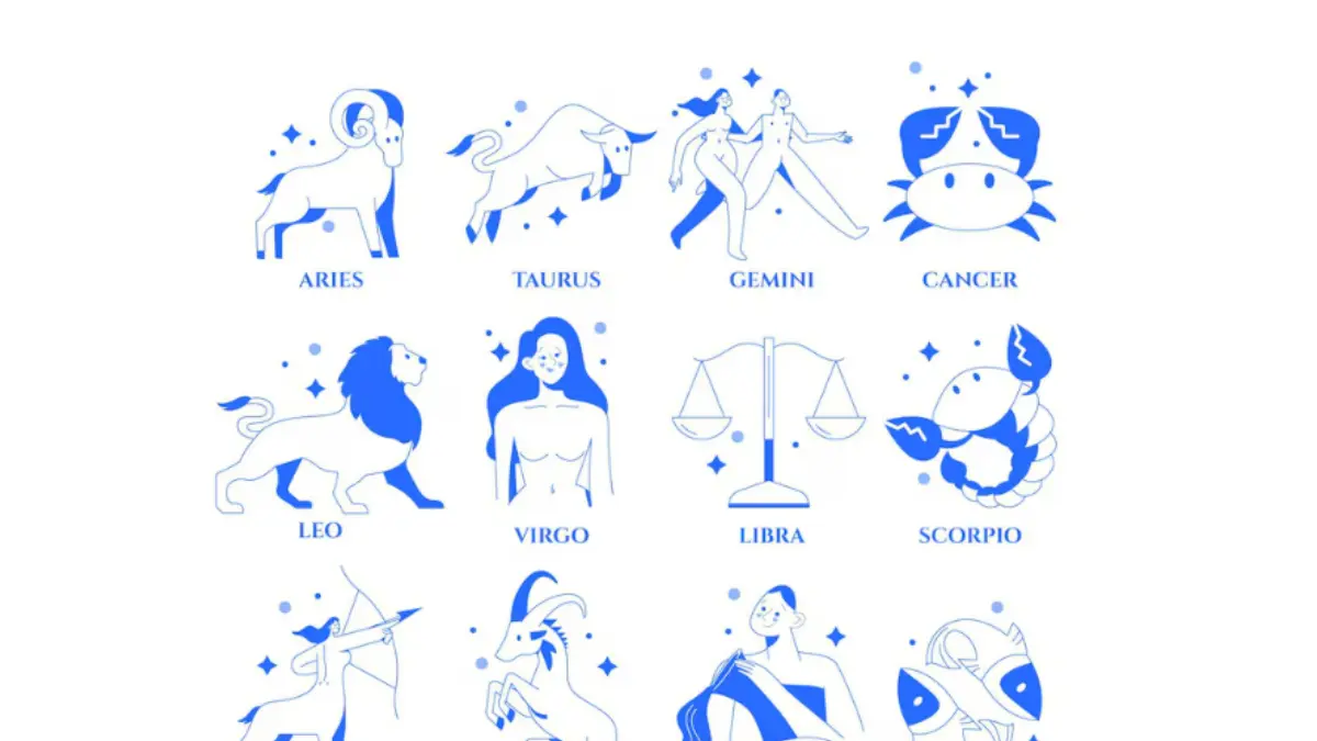 Ilustrasi tanda zodiak (Magnific) 