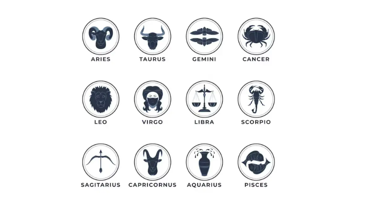 Ilustrasi 12 zodiak (Magnific) 