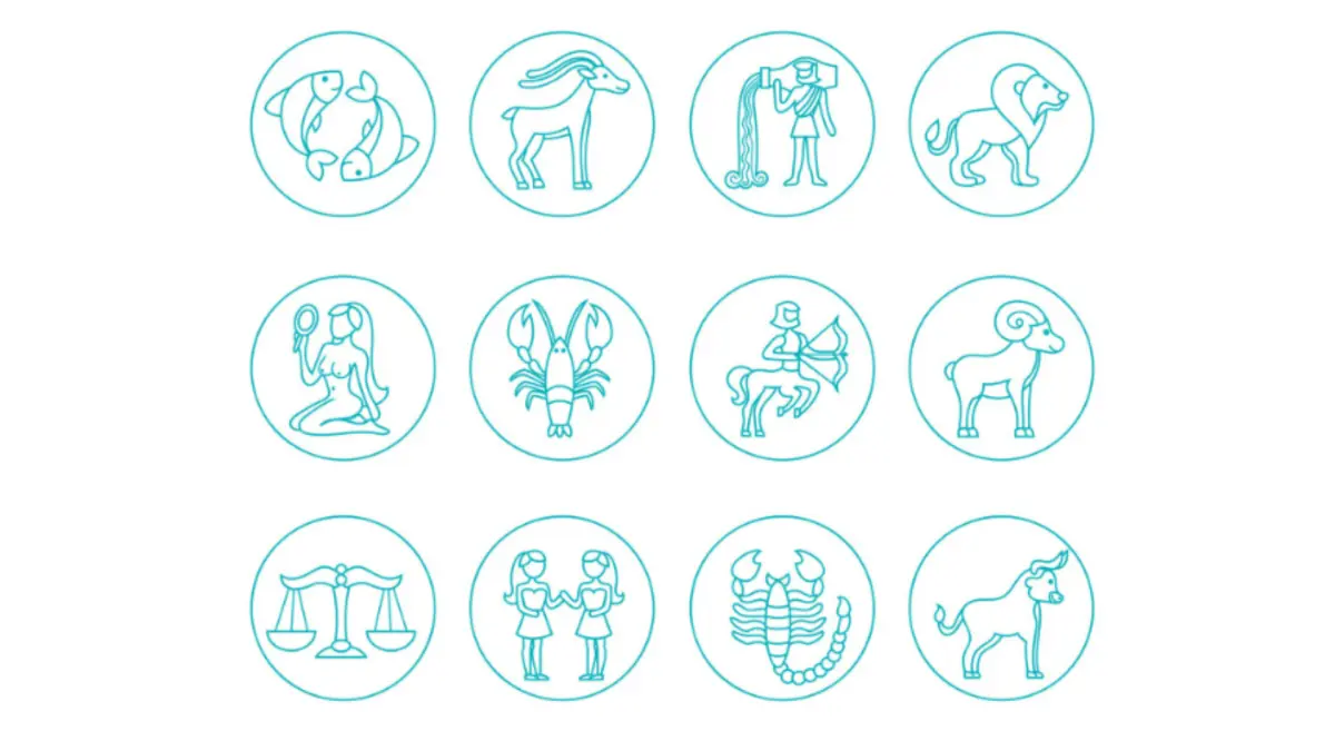 Ilustrasi 12 zodiak (Magnific) 