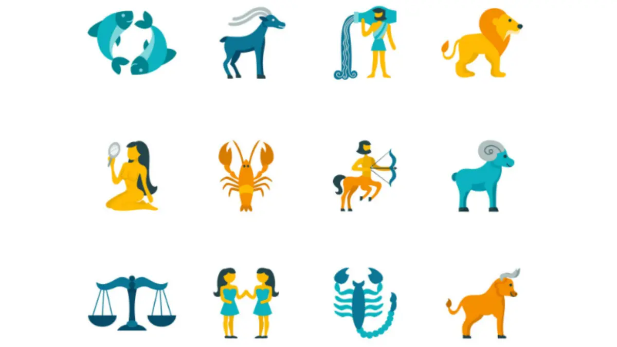 Ilustrasi 12 zodiak (Magnific) 