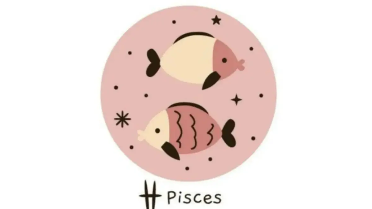 Ilustrasi zodiak Pisces (Magnific)