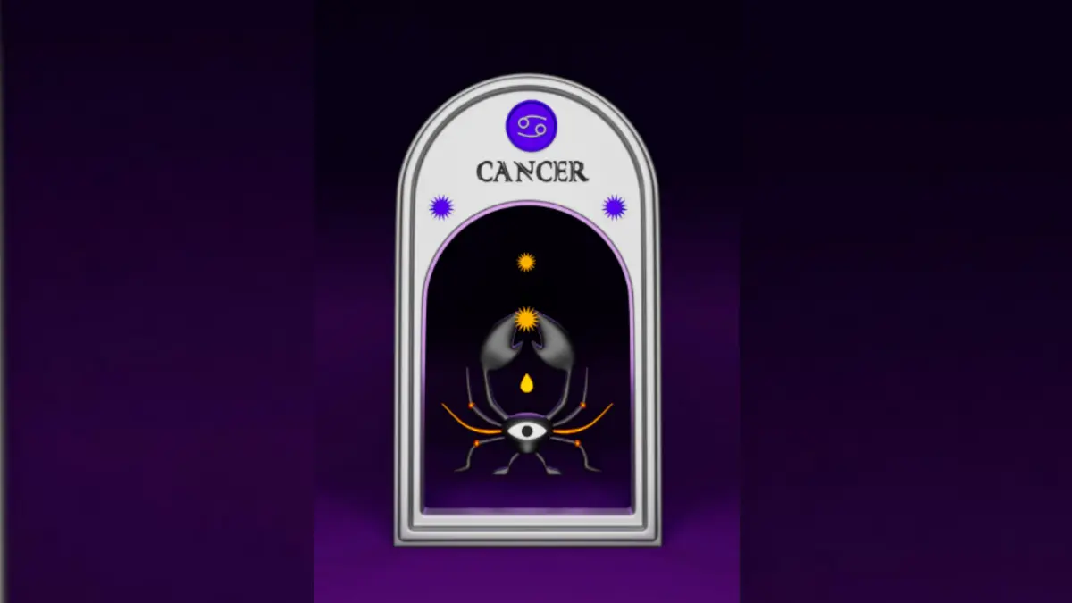 Ilustrasi zodiak Cancer (Magnific) 