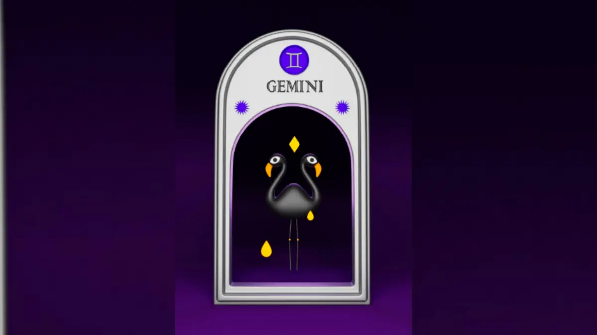 Ilustrasi zodiak Gemini (Magnific) 
