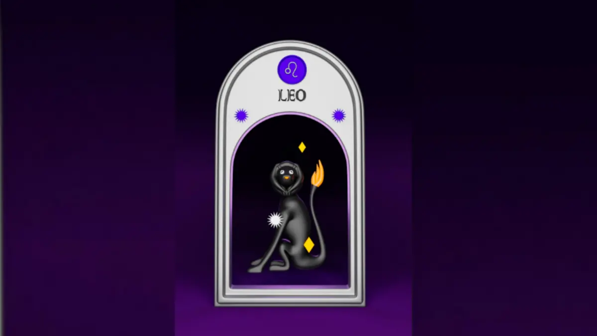 Ilustrasi zodiak Leo (Magnific) 