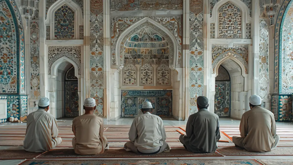 Ilustrasi jadwal sholat (AI Generated/Magnific)