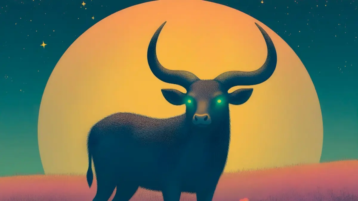 Ilustrasi zodiak Taurus (Magnific)